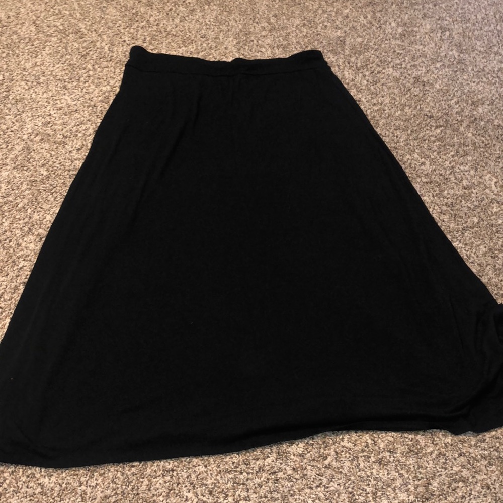 Long black GAP skirt